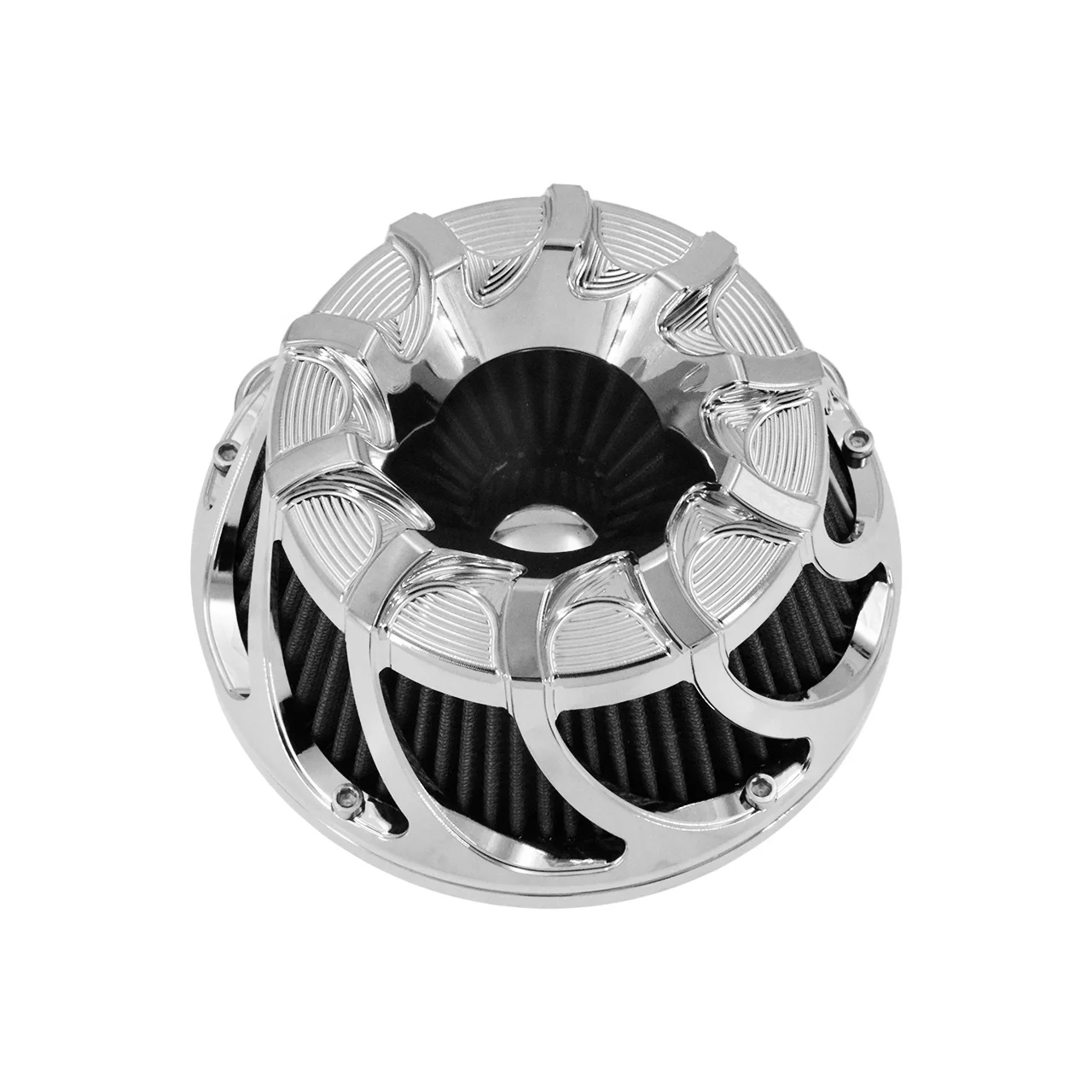 Chrome Air Cleaner Filter for Harley Touring Road Street Glide FLHT Sportster XL883 1200 48 Softail FL Breakout Dyna Motorcycle