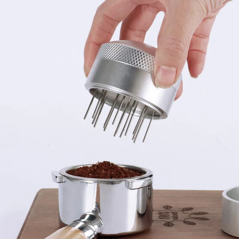 51/53/58 مللي متر إبرة سدادة قهوة النمام الفولاذ المقاوم للصدأ إسبرسو إبرة الموزع مسحوق القهوة إبرة النمام أدوات القهوة