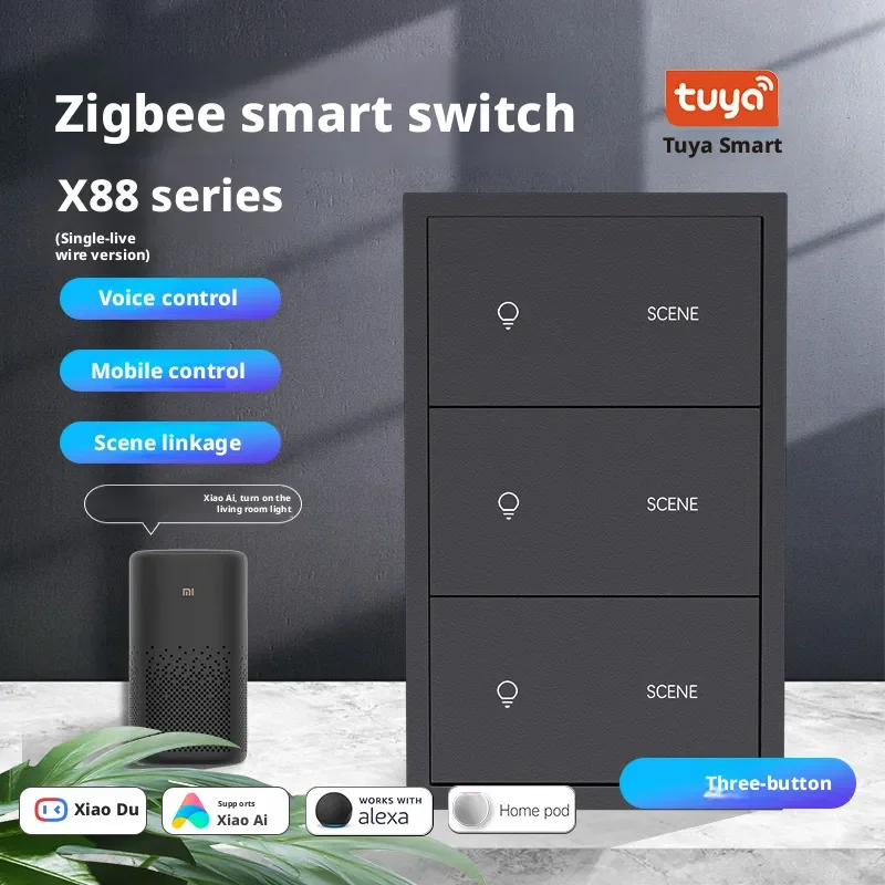 Tuya Smart Switch - Tuya Zigbee Versi Standar AS Single