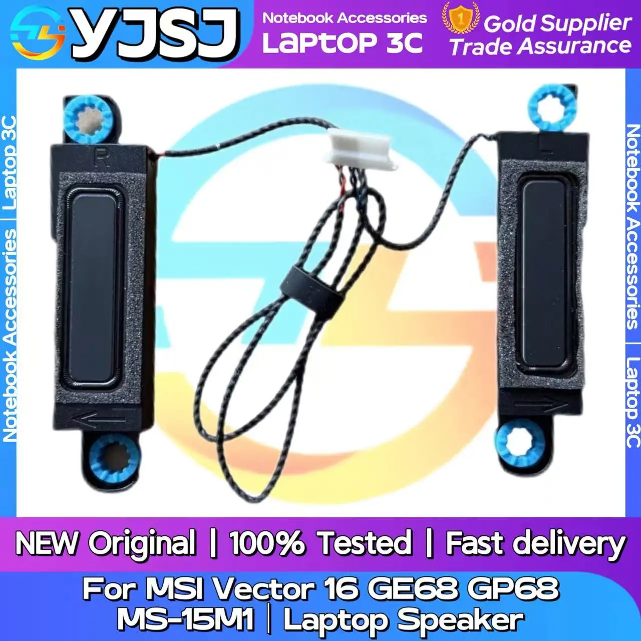 New Original Laptop Notebook Audio Speaker For MSI Vector 16 GE68 GP68 MS-15M1  built-in speaker horn audio