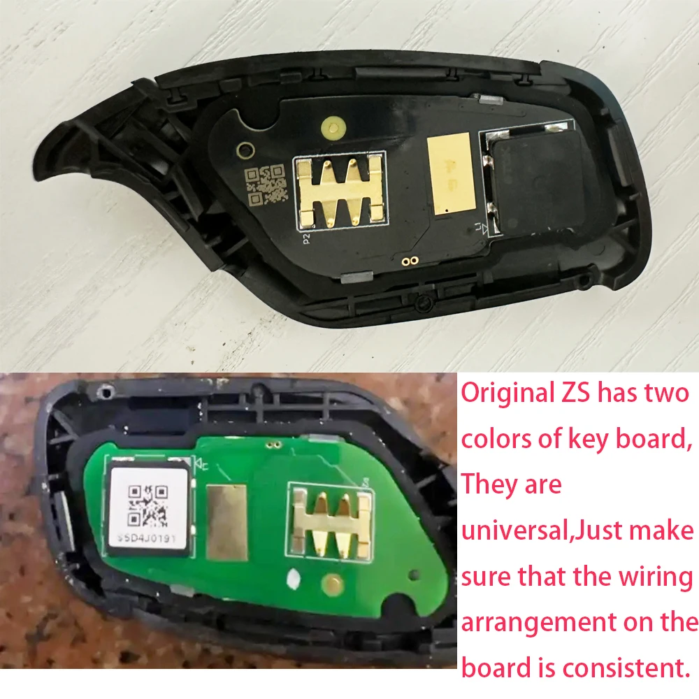 OEM Genuine 3 Button 433mhz For MG MG5 ZS MGHS 2021 Smart Remote Car Key FOB Keyless go Samrt key With ID47 Chip