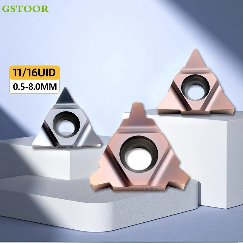 

11UID 16UID 5501 5502 6001 6002 6003 Deep Hole Threading Milling Turning Tools CNC Lathe Cutter Picth 0.5mm-8.0mm Cutting Blade