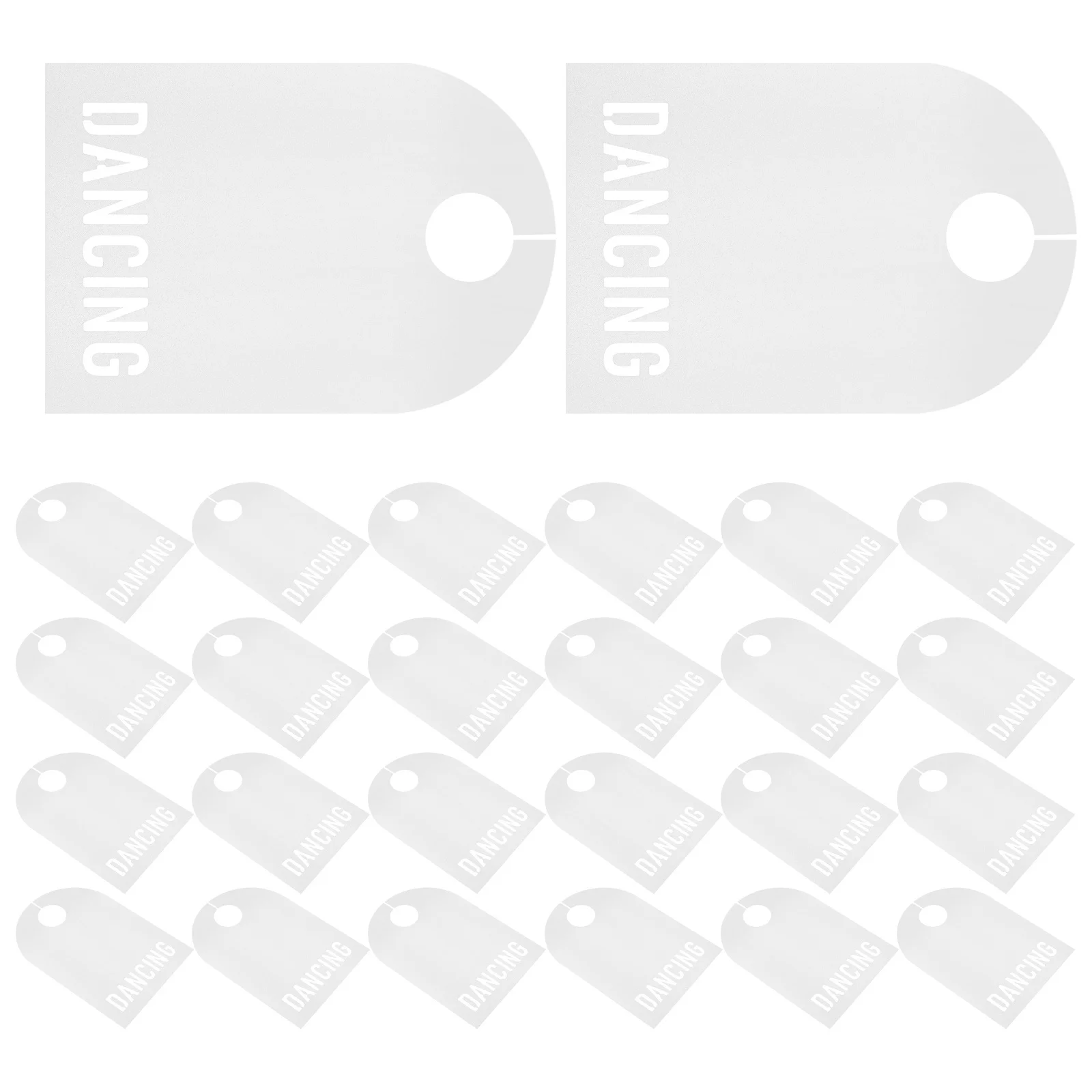 

50pcs Wine Glass Place Cards Writable Paper Name Tags For Party Drink Identification Wedding Summer Birthday Decorations Wine