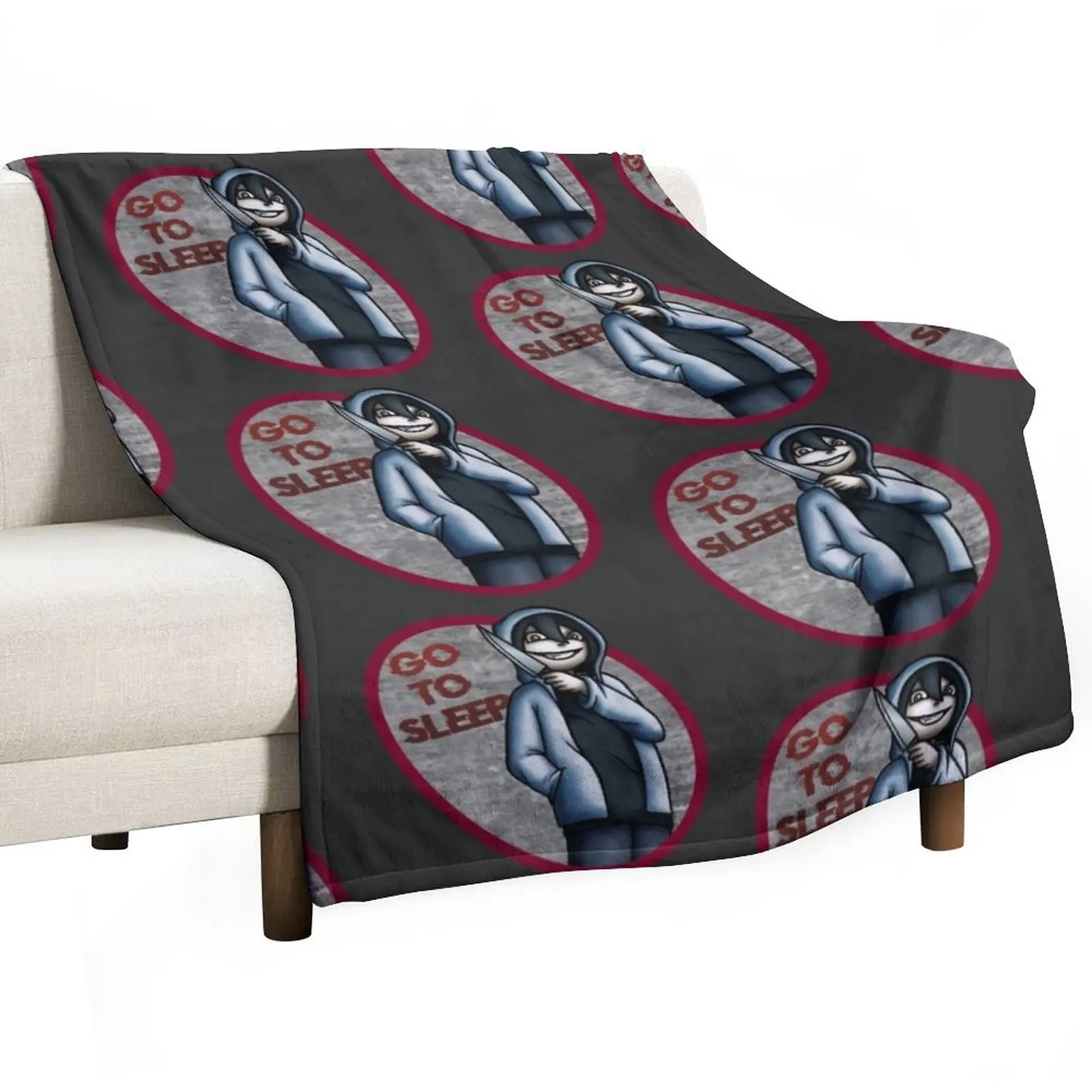 

Jeff the Killer Throw Blanket Bed Fashionable Fashion Sofas decorative Large Blankets