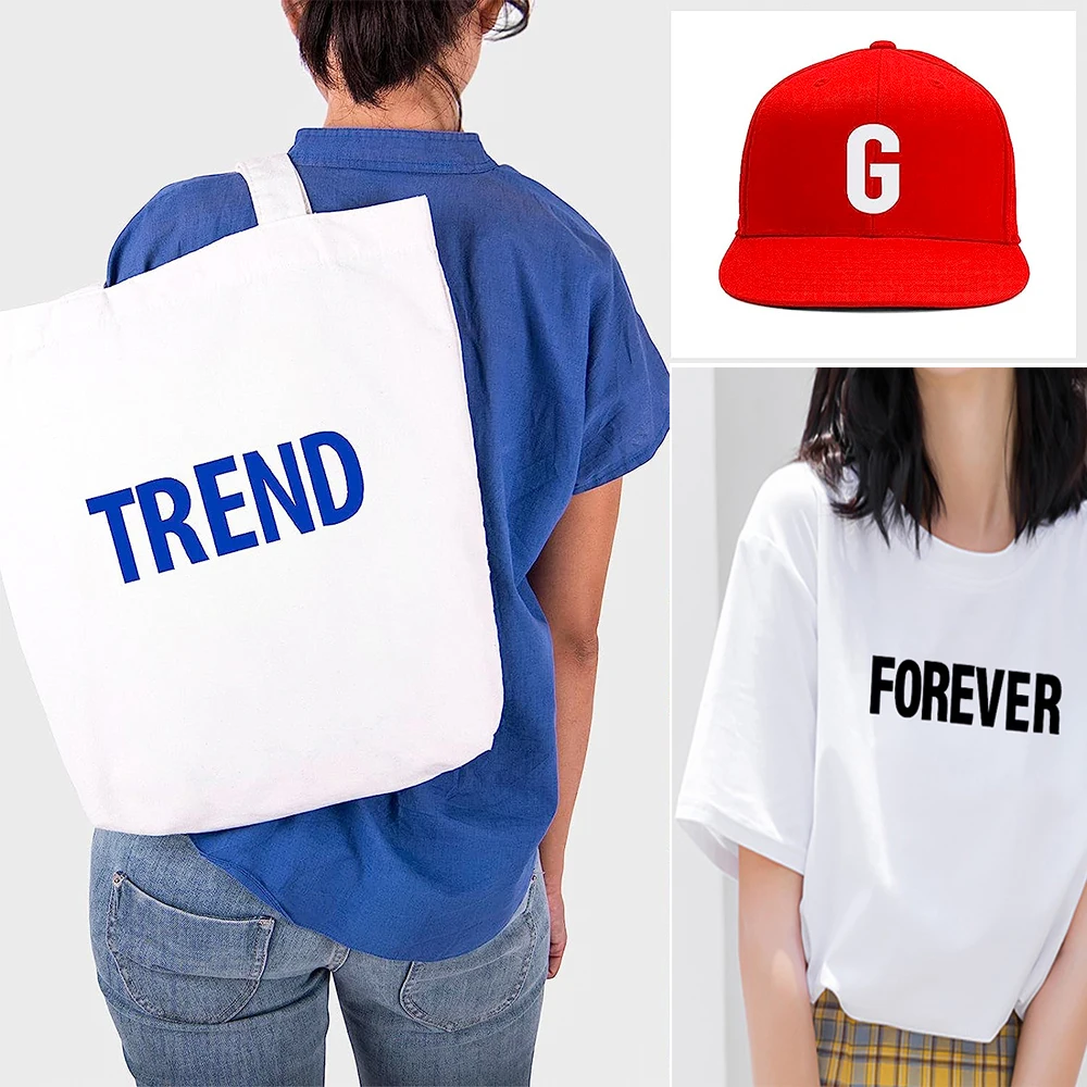 Cut DIY Heat Transfer Vinyl Adhesive Iron on A-Z Alphabet Assorted Color Printing Fabric Clothes T-Shirt Jerseys Craft Supply