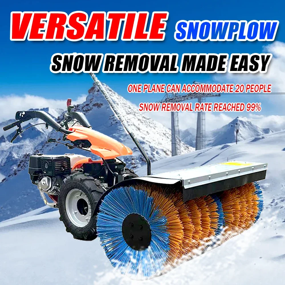 Outside Mini Road Snowplow Electric Mini Handheld Snow Electric Cylinder Sweeper Manufacturer For Snow