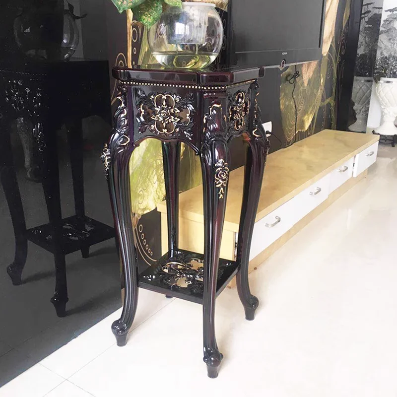 

European multi-layer flower stand, living room decoration floor-to-ceiling plant stand, balcony dill flower pot stand, indoor cr