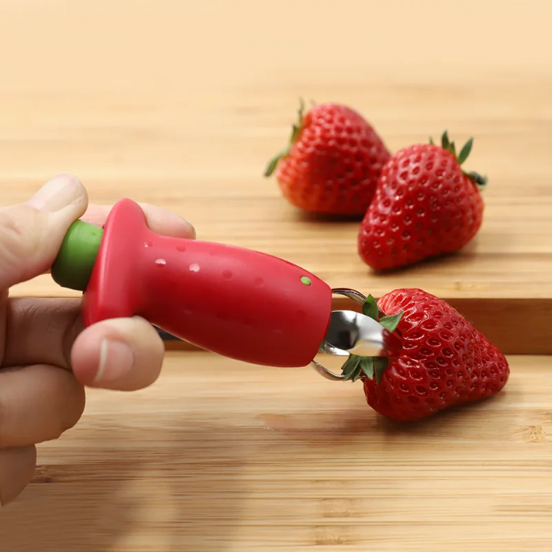 American chefn strawberry fruit destemmer pineapple knife clip eating strawberry artifact strawberry gouging eye clip