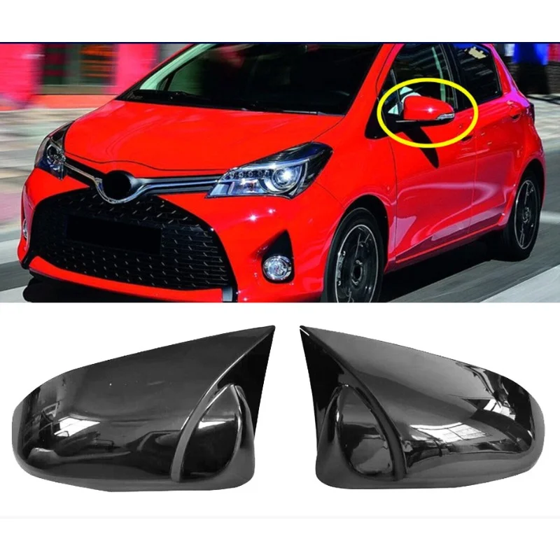 

Украшение для зеркала заднего вида panit black horn для 13-20 Yaris