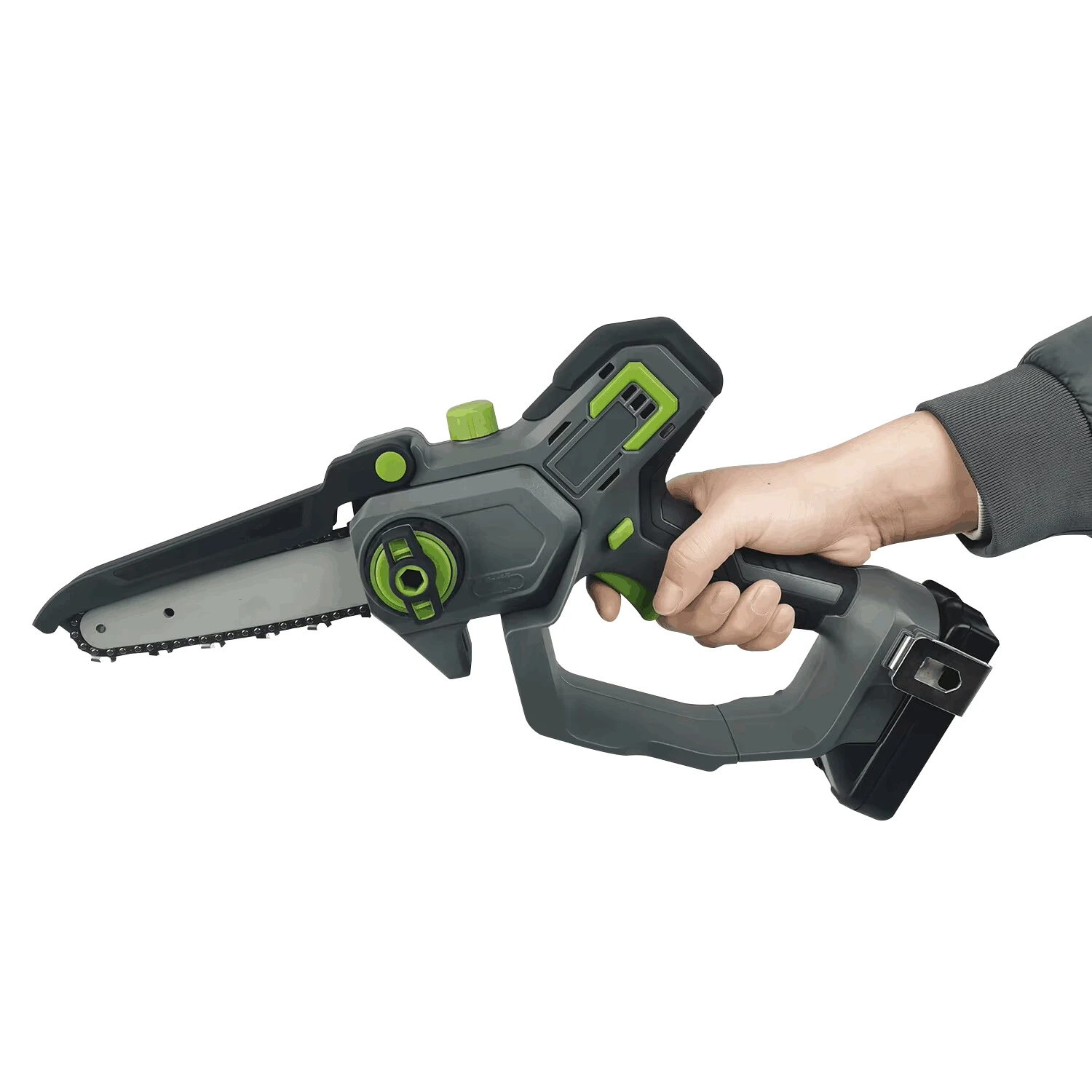 

High Quality 1/4 Inch Chainsaws Mini Household Garden Tools 18v Lithium Battery Powered Portable Cordless Chain Saw for Wood DIY