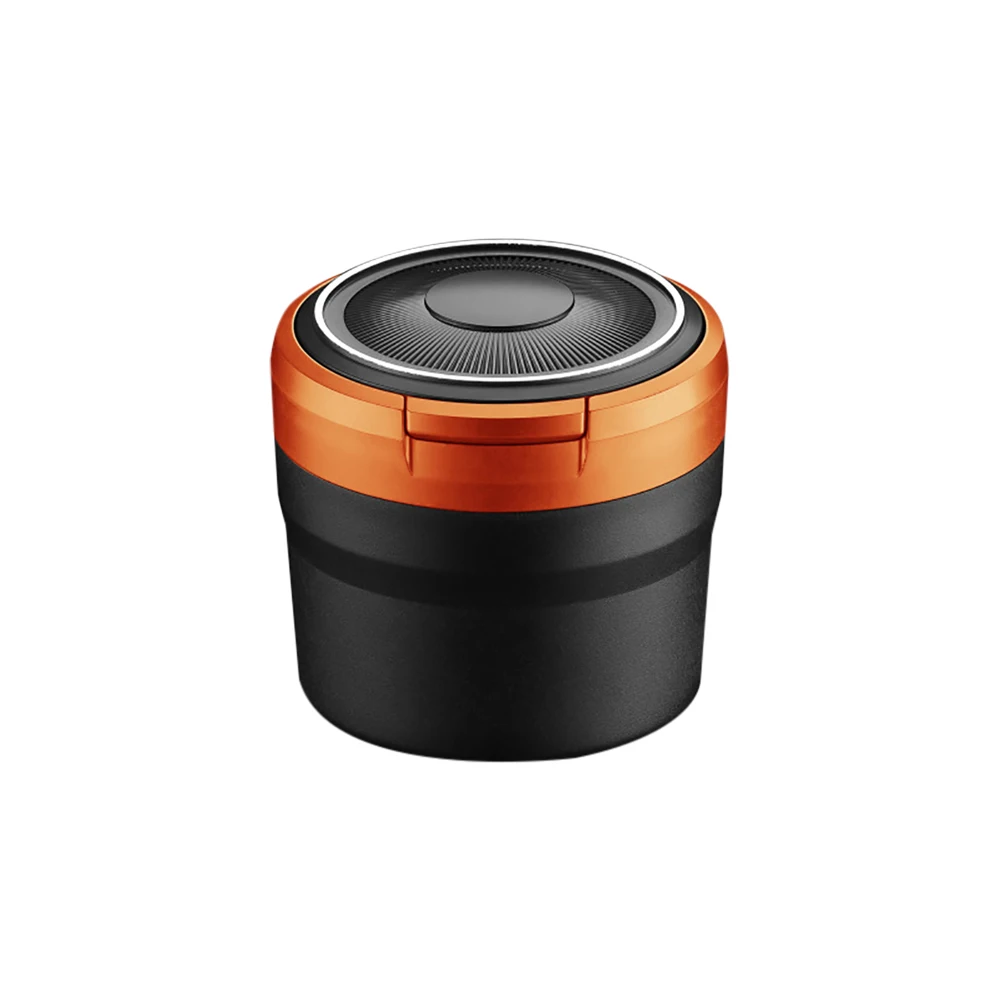 منفضة سجائر السيارة القمامة عملة تخزين السجائر منفضة سجائر كوب مع مصباح ليد المحمولة انفصال حامل منفضة سجائر السيارة الأجزاء الداخلية