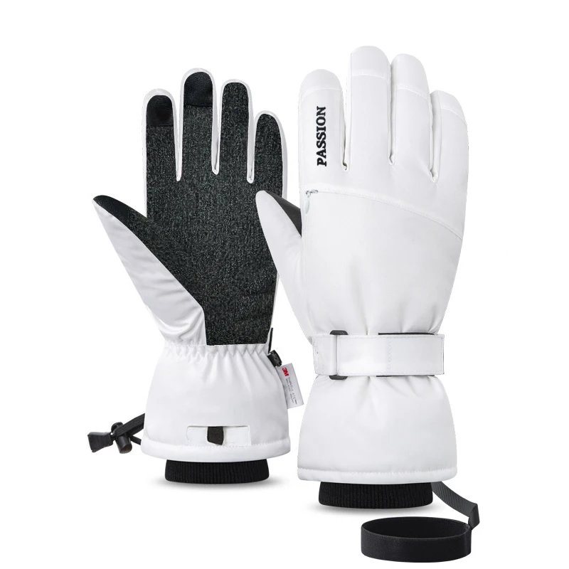 

Лыжные перчатки, Кевлар, сенсорный экран, зимние, водонепроницаемые, теплые перчатки, профессиональные перчатки для альпинизма на открытом воздухе.