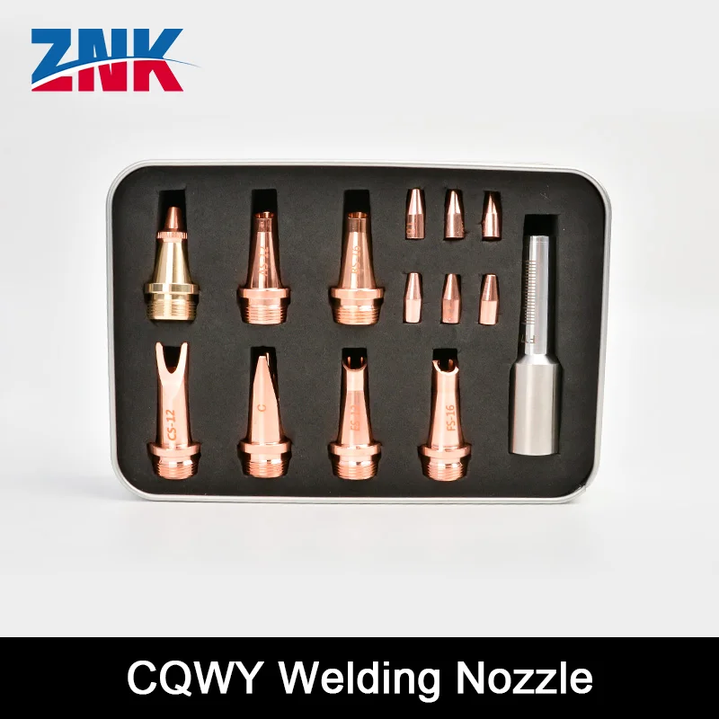 CQWY Hand-held Welding Nozzle Scale Tube Welding Torch Nozzle Kit  For CQWY Fiber Laser Mental Cutting Head Nozzle Connector Kit