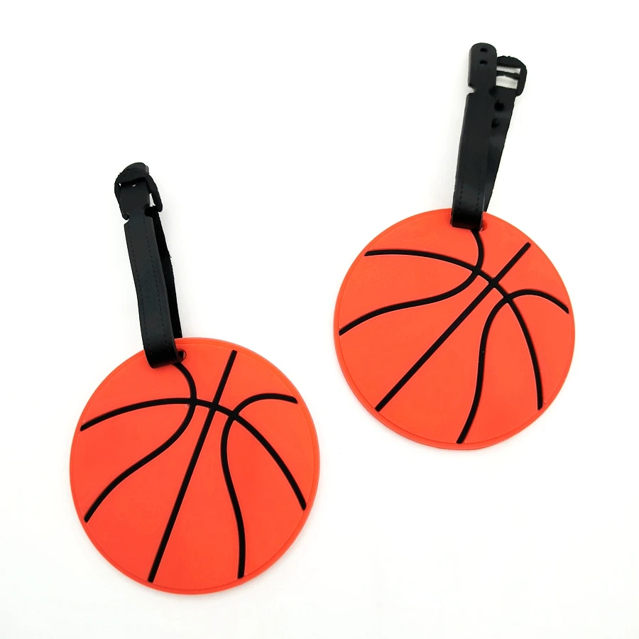 قطعة واحدة/3 قطع من علامات الأمتعة لعشاق كرة السلة والبيسبول وكرة القدم، ملحقات حقيبة السفر