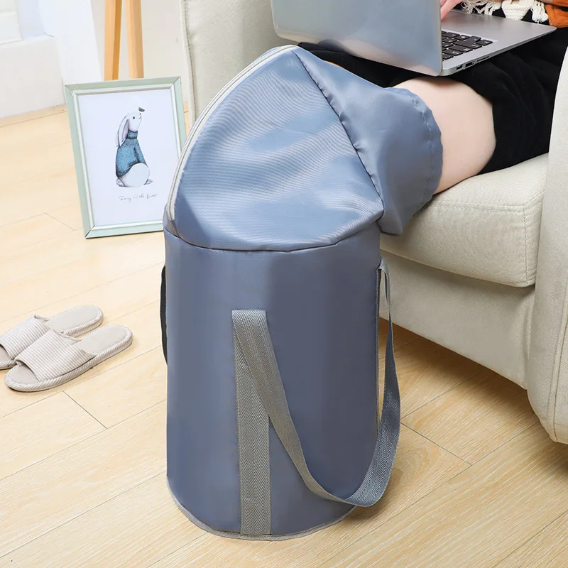 Foot Bath Bucket Household Adult Folding Foot Soaking Bucket Foots Bath Bag Essential for Travel Portable Foots Bath Water Bag