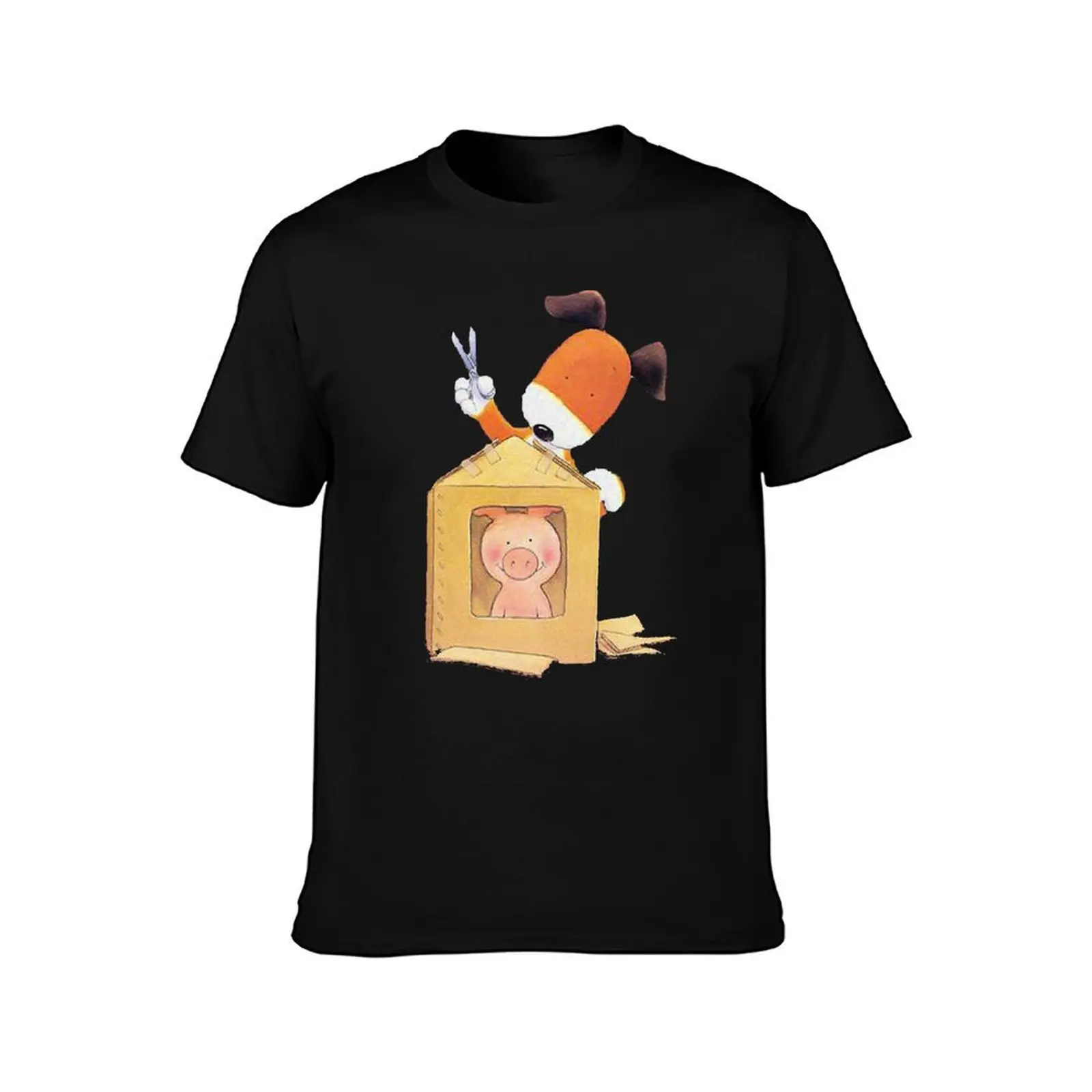 Kipper the dog and pig T-Shirt Holiday Lightweight T-Shirt
