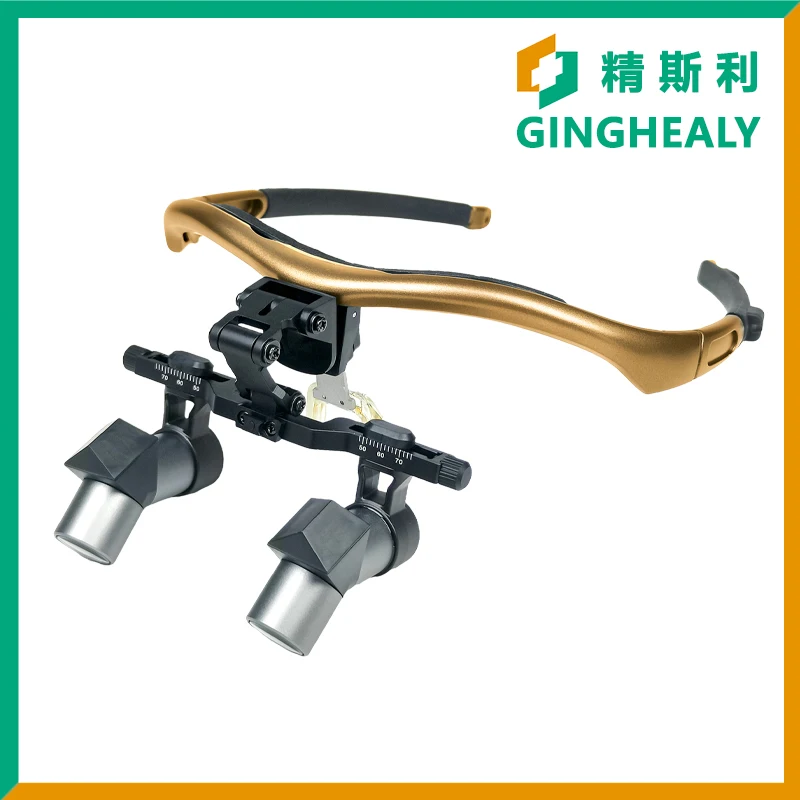 

GINGHEALY H3-ERGO21 LOUPES Dental Medical Surgical latest models Medical grade surgical Colorful Customized Magnifying Glasses