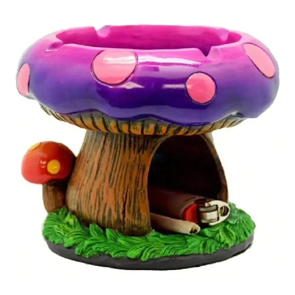

Mushroom Ashtray With Lighter Stash Spot Cool Ashtrays For Smokers And Users With Smoking Accessories Collection Pink,The Best