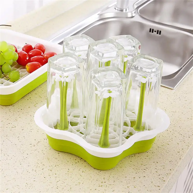 Cup Drying Rack Simple Installation Can Prevent Water Stains The Countertop Multifunctional Food Grade Plastic Drying Rack