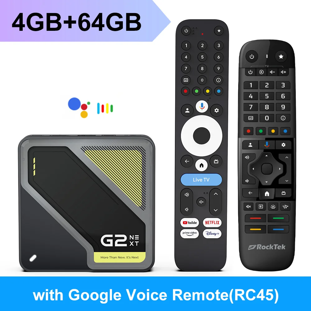 VONTAR RockTek G2 Android TV приставка 32Гб/64Гб — фото товара