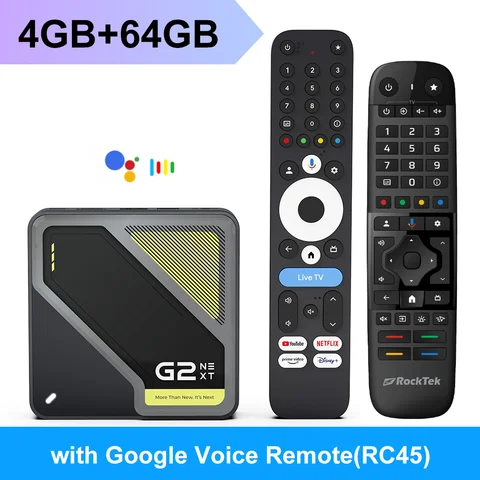 VONTAR RockTek G2 Android TV приставка 32Гб/64Гб — фото товара