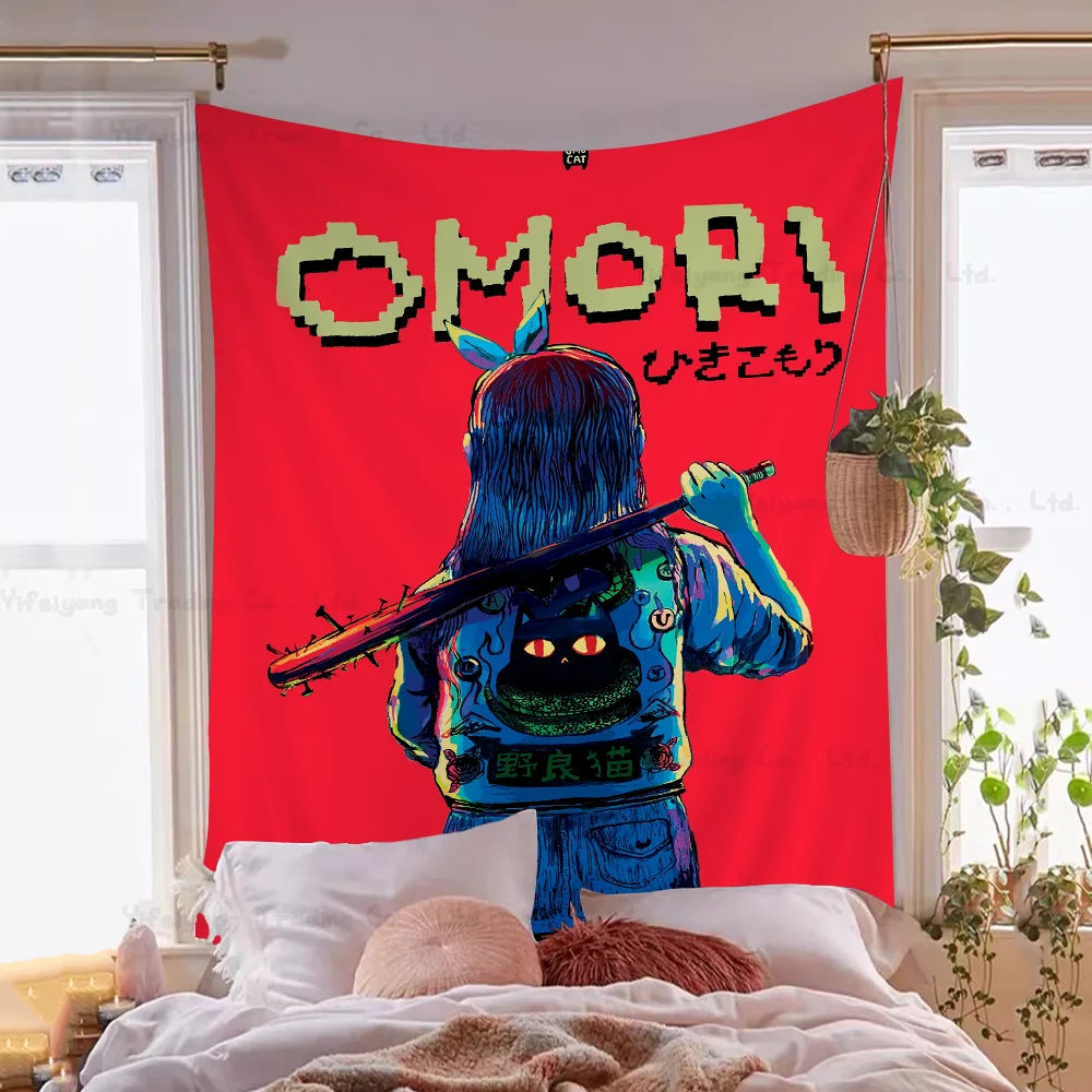 

O-Omori Game DIY Wall Tapestry For Living Room Home Dorm Decor Wall Art Decor