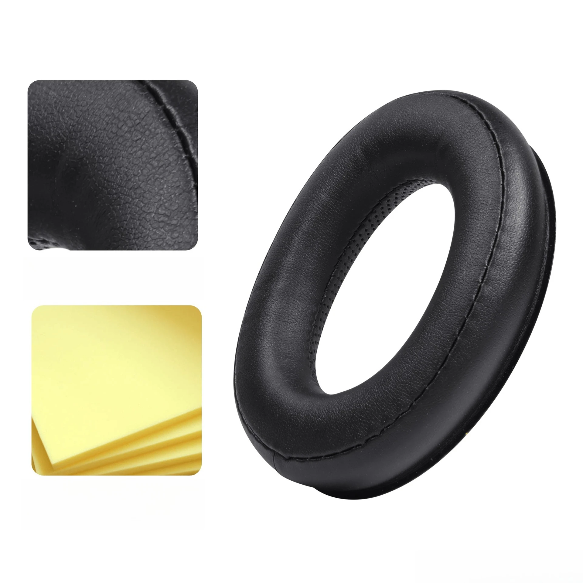 Replacement Soft Foam Protein Leather Earpads/Head beam cushion Compatible For Sennheiser HD620S Headset Earmuff Earphone Sleeve