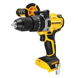 Brushless Cordless Hammer Drill 13mm Ratchet Power Impact Drill Ice Screwdriver fit BL1830 1840 1850 1860(Without Battery)