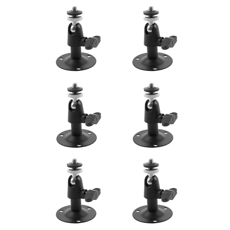 ELECT-6Pcs 2.6 Inch High Wall Ceiling Mount Stand Bracket For Security CCTV Camera