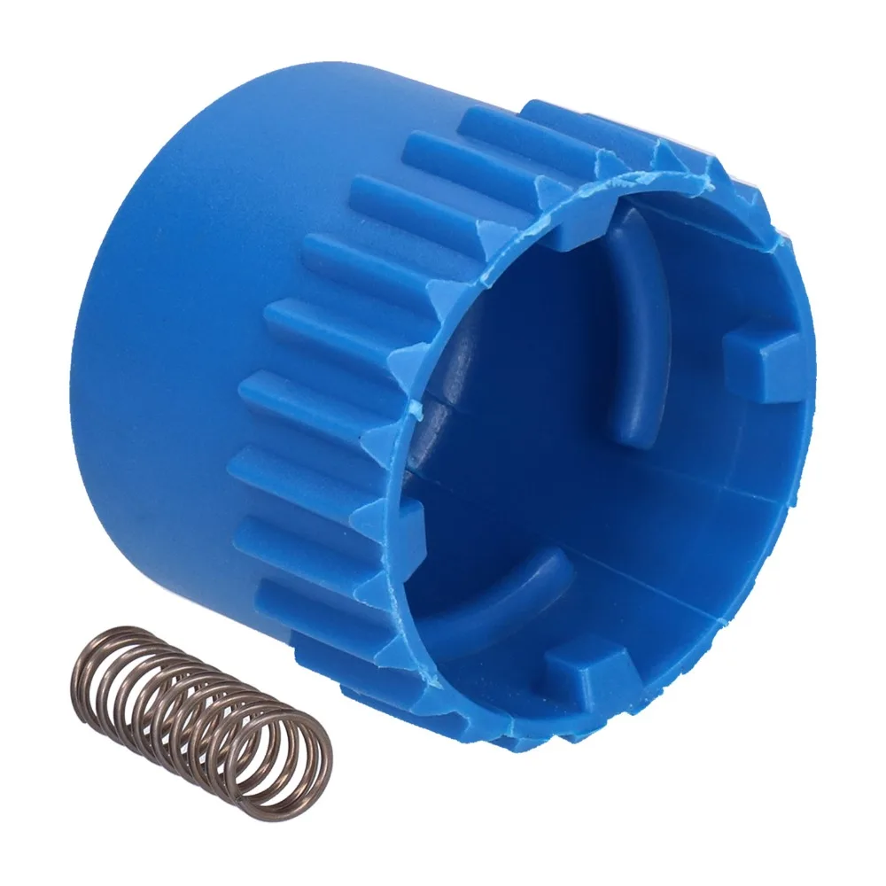 2PCS Aluminum and Plastic Grass Trimmer Replacement Parts Round Cap Easy to Install Spring Replacement Parts for T35