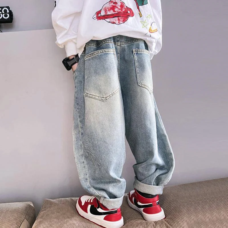 Boys Casual Pants Long Trousers Cotton 2024 Cute Spring Autumn Baby\'s Kids Pants High Quality Children\'s Clothing