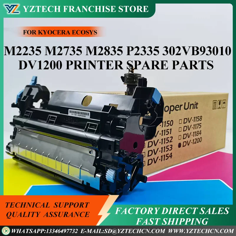 

1X DV-1200 DV1200 Developer Unit for Kyocera ECOSYS M2235 M2735 M2835 P2335 Printer Spare Parts 302VB93010