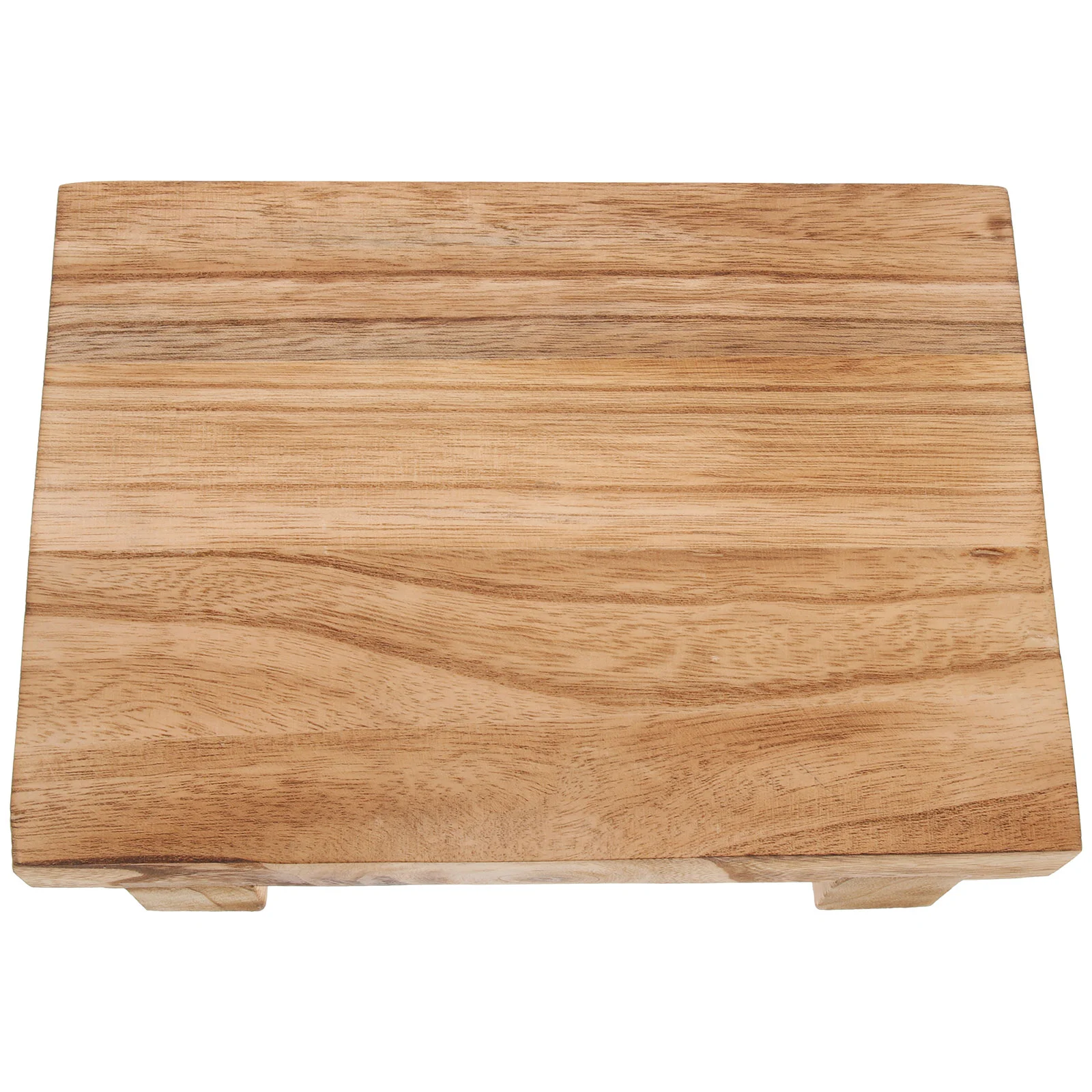 Table Stool Wood Riser Pedestal Stand Risers for Kitchen Display Small Soap Dispenser Tray Counter Decorative Wooden Simple