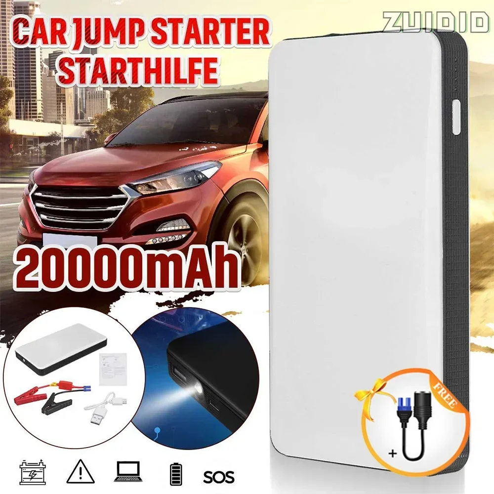 20000mAh Car Jump Starter Power Bank 12V Cars Car Starting Device Booster Charger Battery Starting Charger Articles For Cars