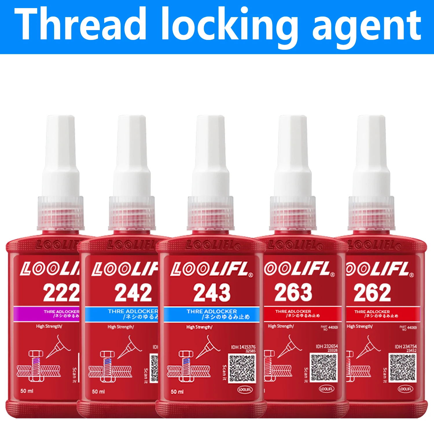 �y�Z�[�����zLOOLIFL 50ml �X���b�h���b�N�ڒ��� - �l�W/�{���g�ڒ��܁A�h�K�E�R��h�~�A�@�B�����e�i���X�Ɠ���DIY�v���W�F�N�g��