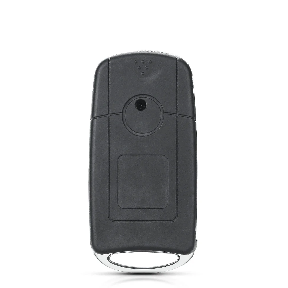 KEYYOU Modified 2 Buttons Flip Folding Remote Car Key Case Fob Shell For Ssangyong Actyon SUV Kyron Auto Key Case Cover