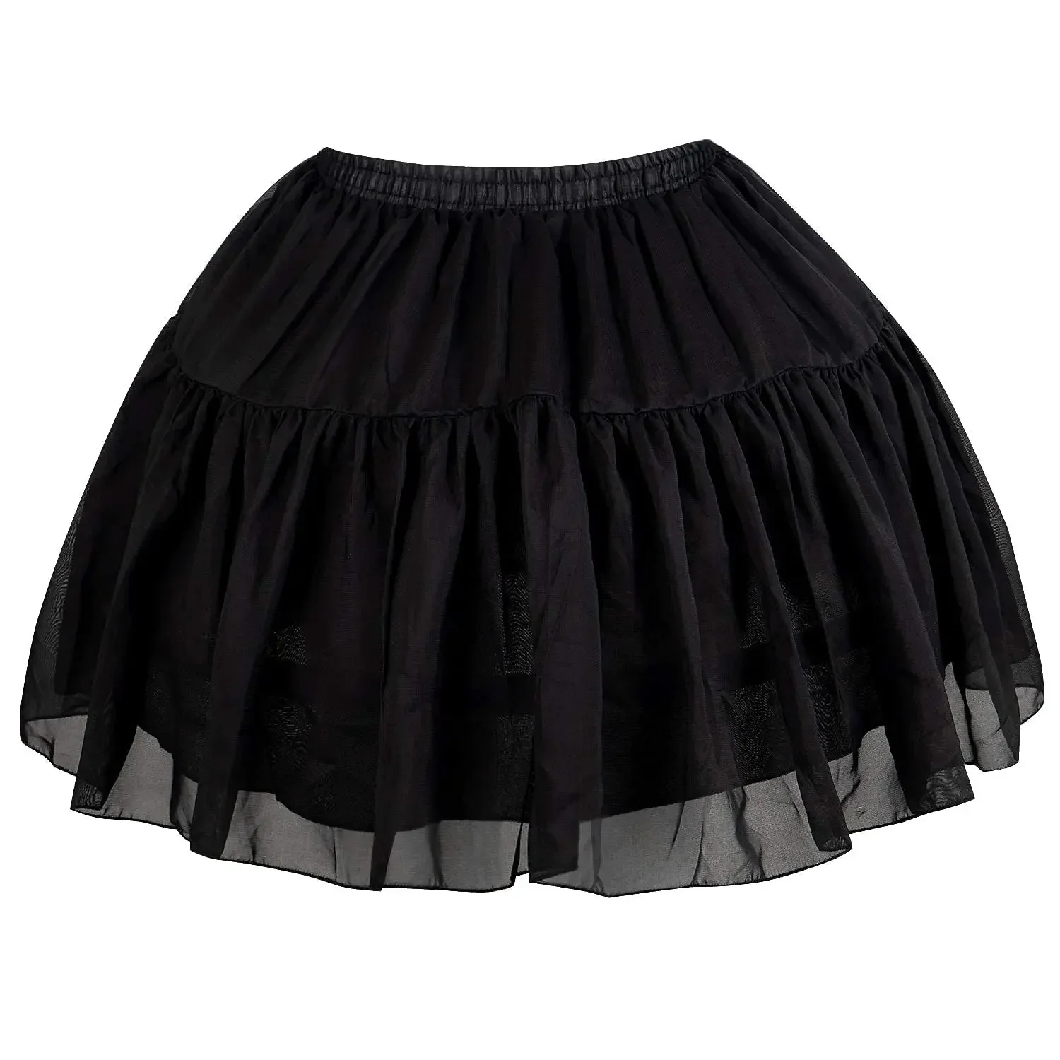 

Кринолиновая нижняя юбка для женщин, нижняя юбка с двумя обручами, нижняя юбка-пачка, тюлевые юбки, короткая нижняя юбка для косплея, вечеринки