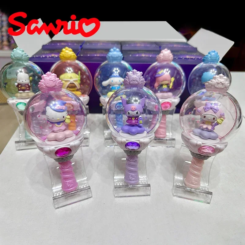 Sanrio Fantasy Magic Fairy Wand The Second Generation Series Action Figure My Melody Kuromi Cinnamoroll Model Toy regalo a sorpresa