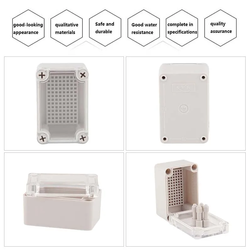 380 190 130 Outdoor waterproof junction box Waterproof distribution box Sealed large box Distribution box ABS