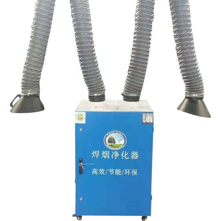 Rotary Table Extraction Device for Welding Fumes
