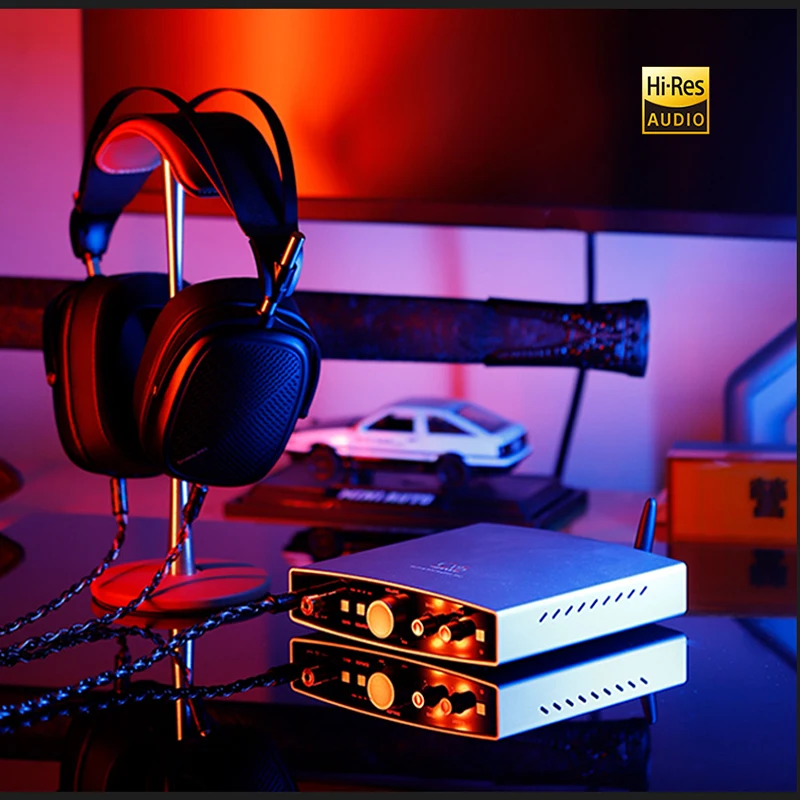 شانلينغ EH2 سطح المكتب بلوتوث فك سماعة HiFi Preamp فك سماعة الكل في واحد DSD24bitR2R DAC العمارة مخصص