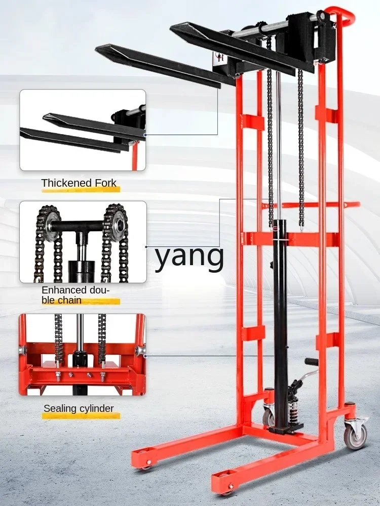

LTT Miniature Manual Hydraulic Stacker Lightweight Small Lifting Handling Lifting Truck