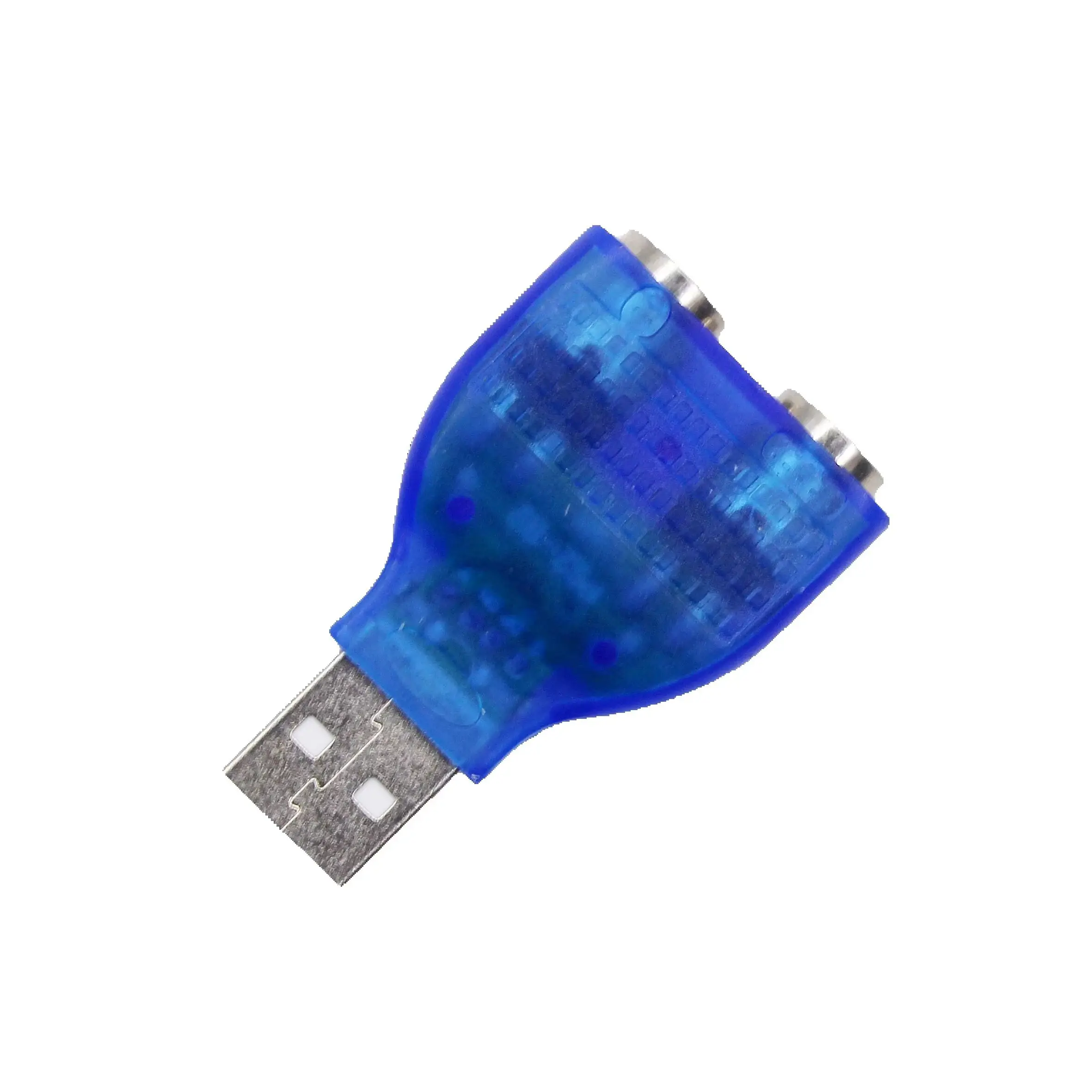 Adaptador conversor USB 2.0 A macho para 2 portas PS2 fêmea para mouse teclado conector adaptador dongle