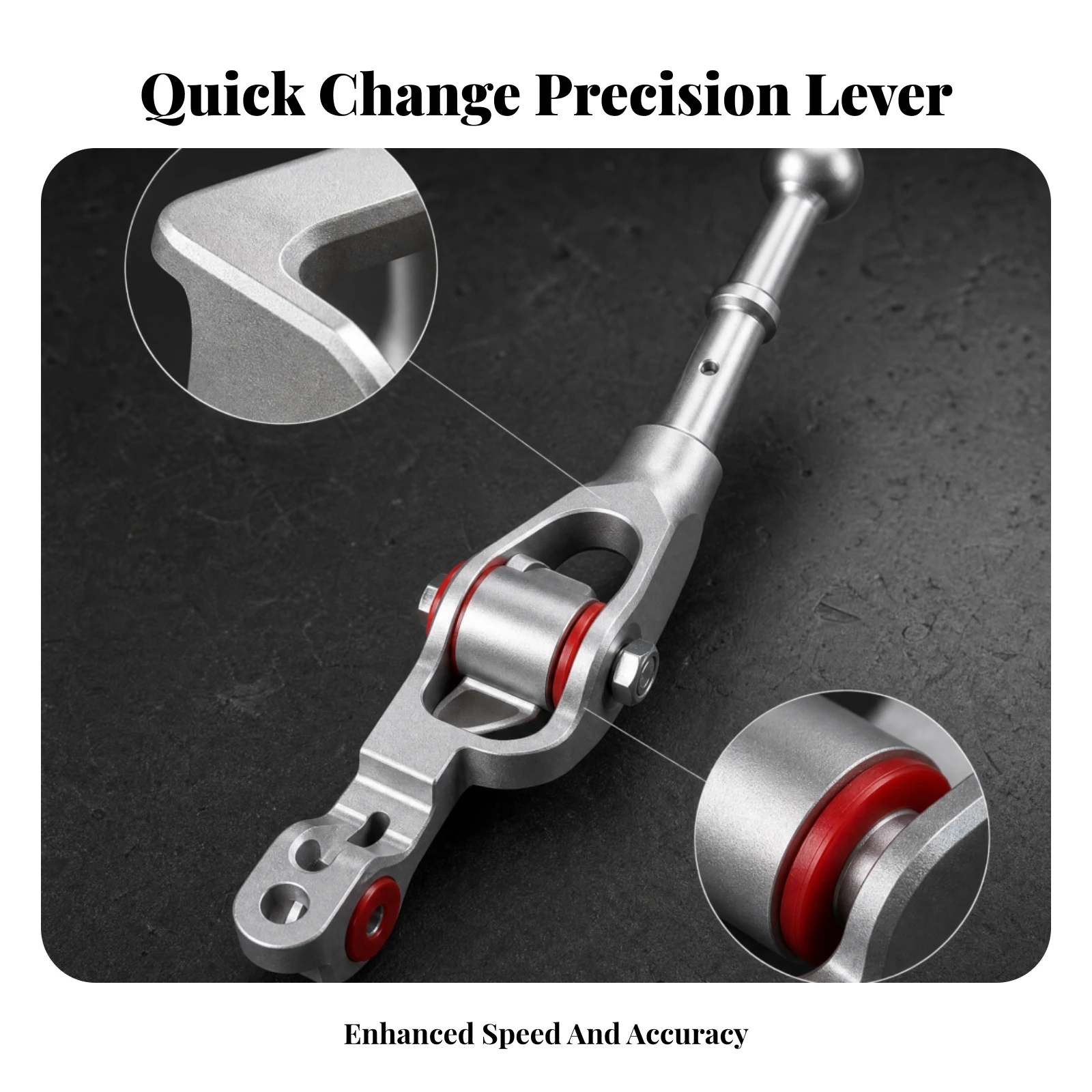 

Shifter Assembly 5-Speed Manual Shifter Vehicle Part Chrome