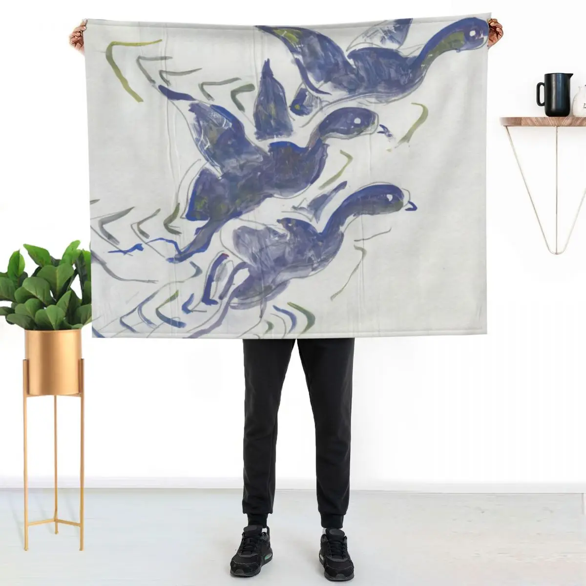 Walter Anderson - Lifting Off Throw Blanket Weighted Soft halloween Heavy Thin Kid'S Blankets