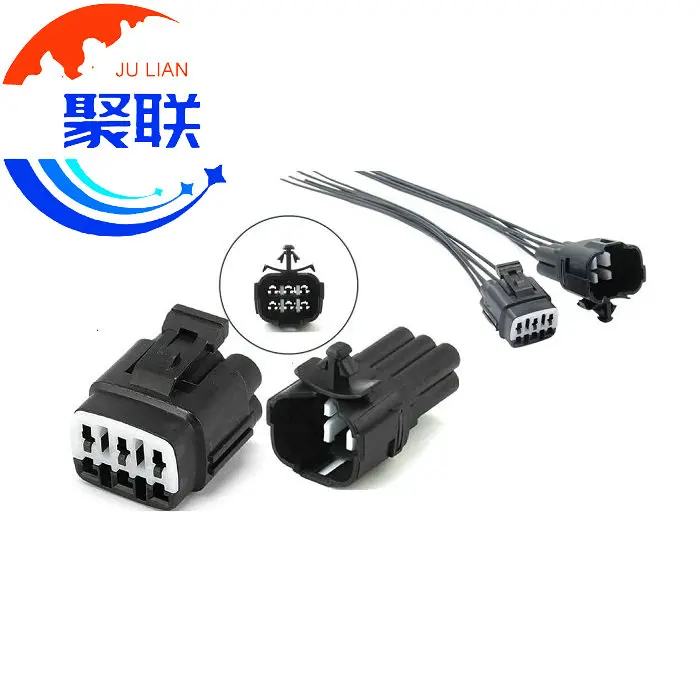 

1Set 6Pin 6188-0209 6189-0368 90980-11290 90980-11289 Auto Waterproof Connector Throttle Pedal Plug Socket For Toyota Honda