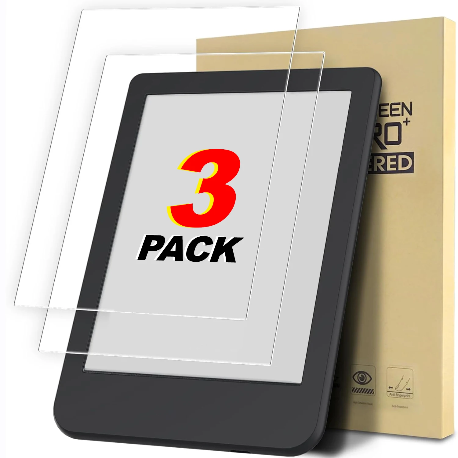 1/2/3PCS Tempered Glass for KOBO Clara BW 6