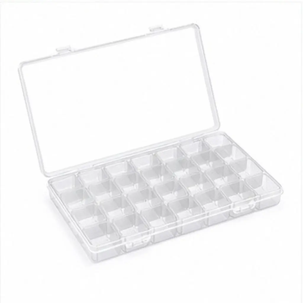 Clear Transparent Jewelry Box Plastic Storage Organizer Case for Necklaces Earrings Rings Travel Friendly Dust Proof Scratch