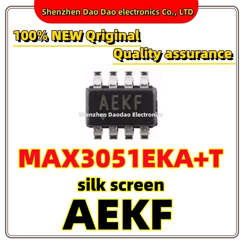 

5Pcs MAX3051EKA+T silk screen AEKF SOT23-8 driver/receiver IC chip new original