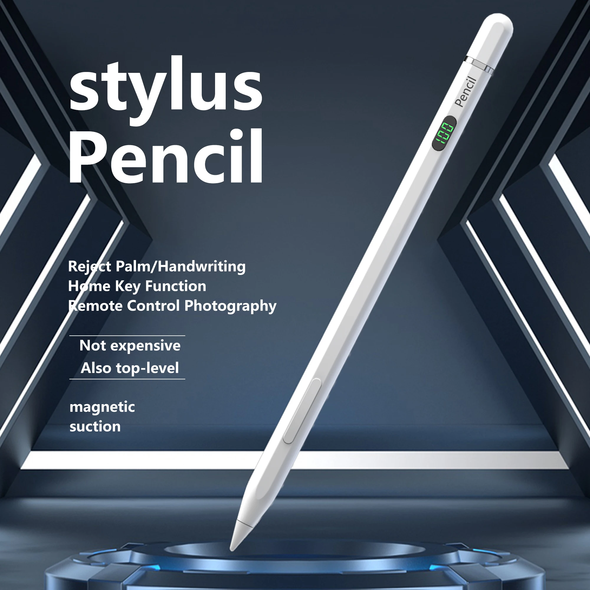 

Stylus Pen for Apple Pencil 1 2 iPad 10th 9th 8th 7th 6th Air 5th 4th 3rd Generation Pro 12.9 Mini 6 5 Palm Rejection Power 2024